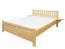 Kiefer Bett 160 x 200 cm Natur Abbildung