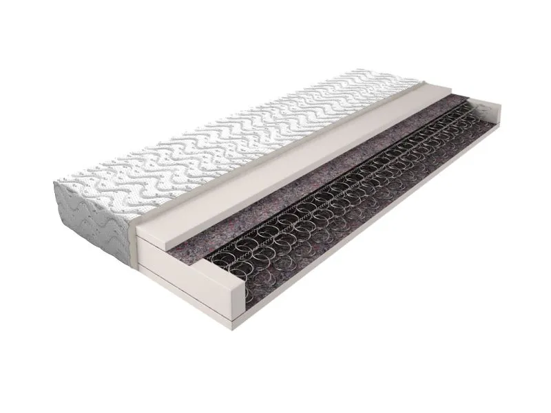 Matratze mit Bonellfederkern 014 -Größe: 120 x 200 cm, Höhe: 16 cm