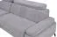 Schlichtes Ecksofa Kinrooi 01, Farbe: Grau - Abmessungen: 99 x 259 x 166 cm (H x B x T) - Ottomane: Links