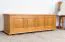 Sitzbank mit Stauraum Kiefer massiv Vollholz Erlefarben 179 – Abmessungen: 50 x 154 x 46 cm (H x B x T)
