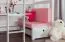 Sitzkissen 2er-Set für Kinderbett / Etagenbett / Funktionsbett Tim - Farbe: Rosa