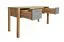 Schreibtisch Braianik 17 in Eiche Wotan / Grün, 75 x 138 x 53 cm, mit 2 praktischen Schubladen, Griffe aus Metall, ABS Kantenschutz, Büro, Wohnzimmer