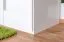 Drehtürenschrank / Kleiderschrank Siumu 22, Farbe: Weiß / Weiß Hochglanz - 224 x 137 x 56 cm (H x B x T)
