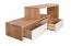 TV - Unterschrank Wooden Nature 107 Eiche teilmassiv geölt - 185 x 60 x 45 cm (B x H x T)