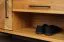 Sitzbank mit Stauraum / Schuhschrank Kumeu 56 Wildeiche massiv geölt - Abmessungen: 70 x 97 x 36 cm (H x B x T)