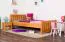 Kinderbett 100 x 200 cm | Massivholz: Kiefer | Erle Lackiert Abbildung