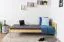Kinderbett 100 x 200 cm | Massivholz: Kiefer | Natur Lackiert Abbildung