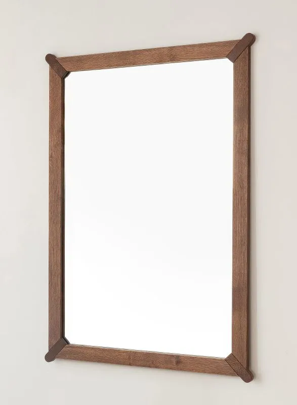 Spiegel | Wandspiegel | Eichenholz geölt | Farbe: Tabacco | Holzrahmen | Massivholz | 73 x 2 x 103 cm | Seille 04