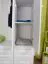 Kleiderschrank Kiefer Vollholz massiv weiß lackiert 017 - Abmessung 190 x 120 x 60 cm (H x B x T)