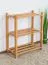 Schuhregal Buche Vollholz massiv Erlefarben Junco 224 - 70 x 58 x 26 cm (H x B x T)