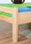 Kinderbett / Jugendbett "Easy Premium Line" K1/ Voll, 90 x 190 cm Buche Vollholz massiv Natur