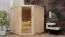 Sauna Chiara 07, 68 mm Wandstärke - 196 x 196 x 198 cm (B x T x H)