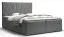 Edles Boxspringbett mit Stauraum Pirin 29, Farbe: Grau - Liegefläche: 180 x 200 cm (B x L)