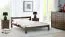 Jugendbett im neutralen Design Encamp 27, Kiefer Vollholz massiv, Farbe: Walnuss - Liegefläche: 160 x 200 cm (B x L)