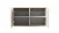 TV-Unterschrank | Kaschmir | Push-to-open Funktion | 6 Türen | 12 Fächer | 210 x 40 x 40 cm | kann hängend oder stehend aufgebaut werden | TV-Board