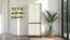 Garderobenschrank | 4 Drehtüren | 9 Fächer | Farbe: Kaschmir | viel Stauraum | ABS-Kanten | Maße: 80 x 40 x 205,5 cm | für den Eingangsbereich