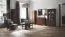 Vitrine Sentis 17, Farbe: Dunkelbraun - 193 x 58 x 40 cm (H x B x T)