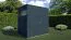 Modernes Gartenhaus, 2,31 x 1,52 Meter, Gartenhaus in Anthrazit, Grundfläche: 3,51 m², Elementgartenhaus