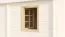 Gartenhaus PR10 - 34 mm Blockbohlenhaus, Grundfläche: 12,10 m², Satteldach