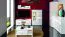 Couchtisch Heber 12, Farbe: Weiß / Weiß Glanz - Abmessungen: 108 x 69 x 52 cm (B x T x H)