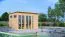 Gartenhaus Jena 02 inkl. Fußboden, Naturbelassen - Elementgartenhaus, Nutzfläche: 7,65 m²