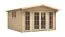 Steiner Shopping Gartenhaus Sonora 01 - 40 mm Blockbohlenhaus, Grundfläche: 15,36 m², Satteldach