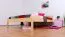 Kinderbett 140 x 200 cm | Massivholz: Kiefer | Natur Lackiert Abbildung