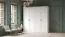 236 cm breiter Kleiderschrank mit 4 Türen | Farbe: Weiß Abbildung