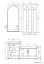Garderobe Paseh 13, Farbe: Erle - Abmessungen: 200 x 125 x 38 cm (H x B x T)
