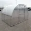 Gewächshaus 33 HKP 6 mm, Grundfläche 24 m² - Abmessungen: 800 x 300 cm (L x B)