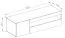 TV-Unterschrank Silvado 1 | Weiß Hochglänzend | 155 x 40 x 45 cm| großes Kippfach mit 2 Fächern | Griffloses Design | Robust & Langlebig | vollständig lackiert