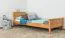Einzelbett / Gästebett Wooden Nature 141 Buche massiv natur - 90 x 200 cm (B x L)