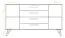 Kommode Masterton 12 Wildeiche massiv geölt - Abmessungen: 100 x 182 x 45 cm (H x B x T)