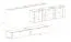 Moderne Wohnwand Balestrand 260, Farbe: Eiche Wotan - Abmessungen: 150 x 340 x 40 cm (H x B x T), mit Push-to-open Funktion