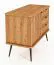 Kommode Rolleston 12 Kernbuche massiv geölt - Abmessungen: 72 x 97 x 46 cm (H x B x T)