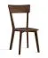 Stuhl Mineure 04, aus massiven Eichenholz, in Tabacco geölt, elegantes Design, Maße: 85,5 x 46,5 x 50 cm, Minimalismus mit Funktionalität