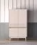 Highboard / Kommode Humboldt 04 | 4 Türen | Farbe: Eiche Cremona / Kaschmir | Maße: 92 x 40 x 156 cm | Beine: Metall | Soft-Close | ABS-Kanten