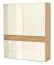 Schlafzimmer - Set C Gataivai, 4-teilig, Farbe: Beige Hochglanz / Walnuss