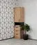 Eckkleiderschrank - Set A Fafe | 6-teilig | Farbe: Eiche Artisan / Schwarz | Soft-Close-Funktion | Kleiderschrank | viel Stauraum | 6 Schubladen