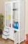 Vitrine Kiefer massiv Vollholz weiß Junco 37 - Abmessung 195 x 102 x 42 cm
