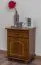 Nachtkommode Eiche 55x42x35 (HxBxT) Kiefer massiv Abbildung