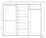 Schiebetürenschrank / Kleiderschrank Cikupa 51, Farbe: Nuss / Ulme - Abmessungen: 210 x 250 x 60 cm (H x B x T)