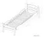 Kinderbett / Jugendbett "Easy Premium Line" K1/2n, Buche Vollholz massiv kirschrot lackiert - Liegefläche: 90 x 200 cm