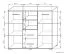 Kommode Kikori 11, Farbe: Sonoma Eiche - Abmessungen: 113 x 130 x 40 cm (H x B x T)