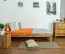 Bett Eiche 100 x 200 cm geölt Abbildung
