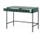 Moderner Schreibtisch Worthing 20, Farbe: Grün / Schwarz / Gold - Abmessungen: 78 x 104 x 50 cm (H x B x T)