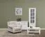 Kommode Bibaor 04, Farbe: Eiche Weiß - 84 x 167 x 41 cm (H x B x T)