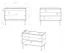 Garderobe Komplett Set | Farbe: Eiche Cremona / Kaschmir | Soft-Close | inkl. Samtpolster | Kommode | Spiegel | Schuhschrank | Garderobe mit sieben Haken