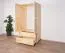 Kleiderschrank 90 cm breit