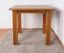 Tisch | Kiefer massiv Vollholz | Eichenfarbe| 80 x 80 cm | Junco 239A